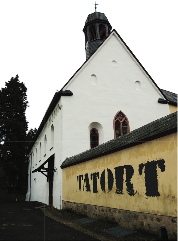 Marienkirche mit TatOrt Schriftzug